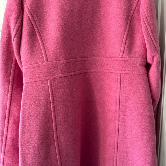 J CREW Factory Wool-blend lady day coat PINK size 12 - Picture 7 of 11